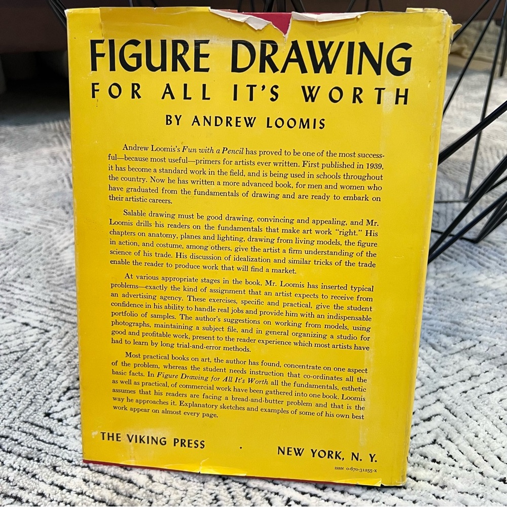 Vintage Figure Drawing for All It's Worth Hardcover Book by Andrew Loomis - Picture 3 of 16